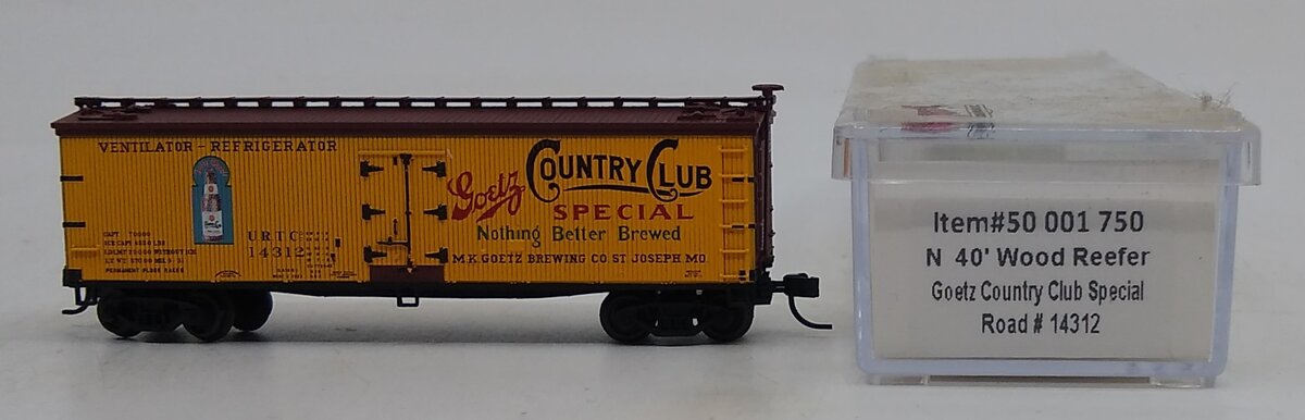 Atlas 50001750 N 40' Wood Reefer,Goetz Country Club Special #14312