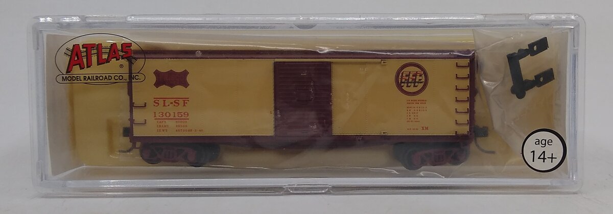 Atlas 50000725 N Scale Frisco Faster Freight USRA Steel Rebuilt Box Car #130159 LN/Box