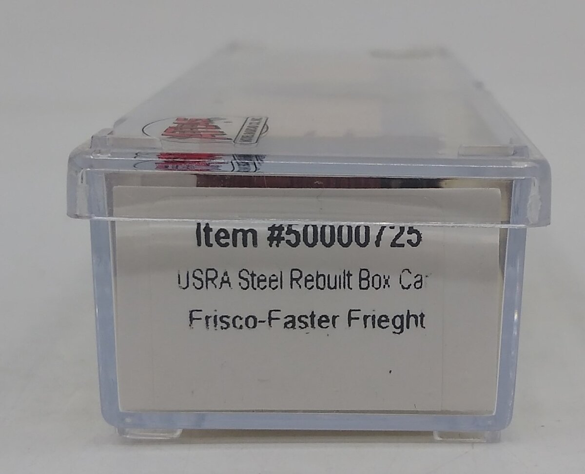 Atlas 50000725 N Scale Frisco Faster Freight USRA Steel Rebuilt Box Car #130159 LN/Box