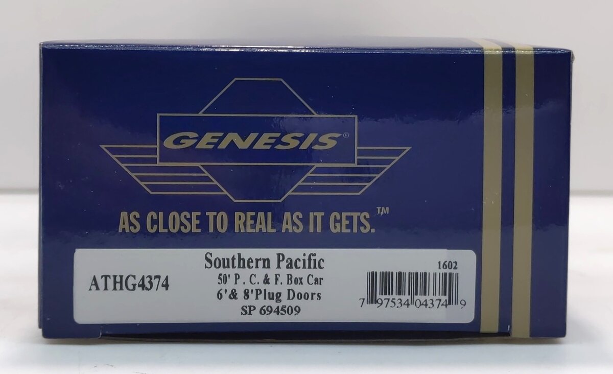 Athearn G4374 HO Southern Pacific 50' PC&F Box w/8'& 6' (Large Letter) #694509 LN/Box