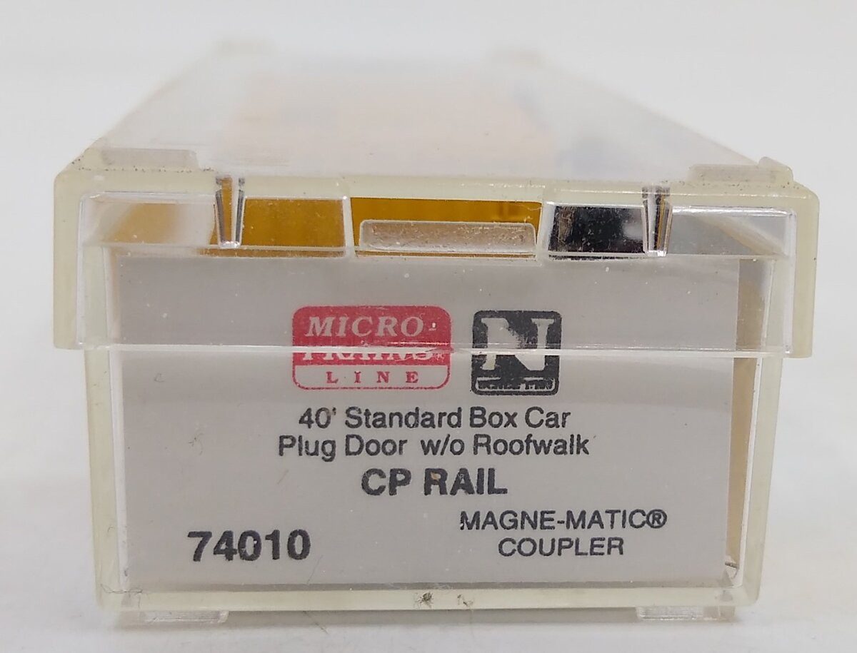 Micro-Trains 07400010 N Canadian Pacific Rail 40' Standard Box Car #165204 LN/Box