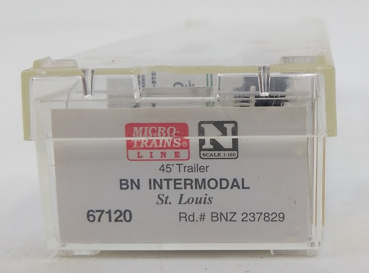 Micro-Trains 45100120 N Scale BN Intermodal St. Louis 45' Trailer # 237829