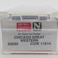 Micro-Trains 05900090 N Chicago Great Western 40' Steel Ice Reefer #11614 LN/Box