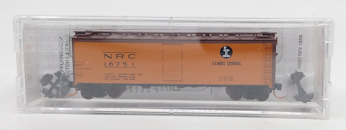 Micro-Trains 05900546 N Illinois Central 40' Steel Side Ice Reefer #16751 LN/Box