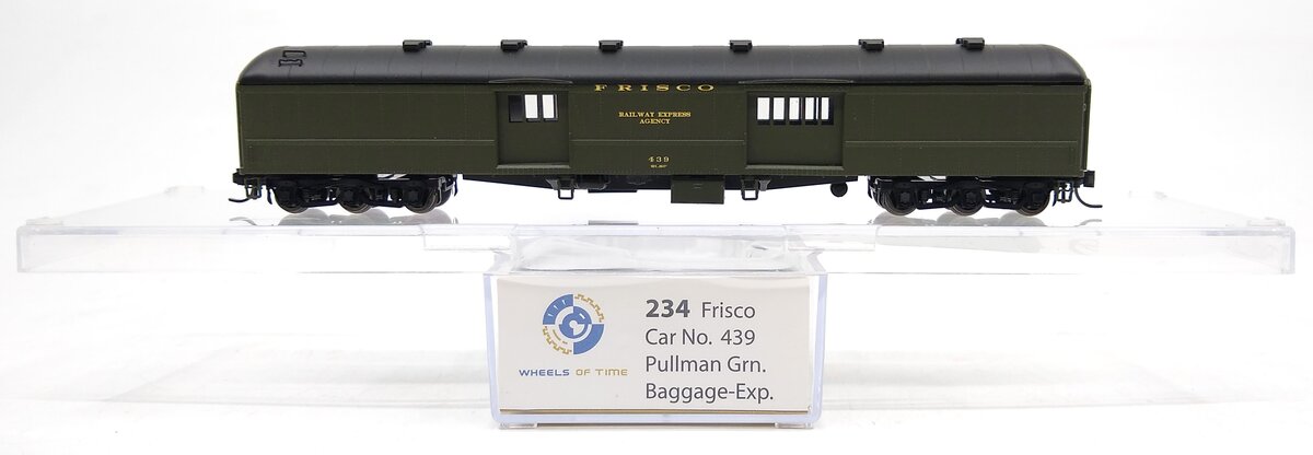 Wheels of Time 234 N Scale 70' Heavyweight Baggage Express #439