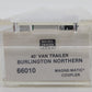 Micro-Trains 45000010 N Burlington Northern 40' Van Trailer #900392