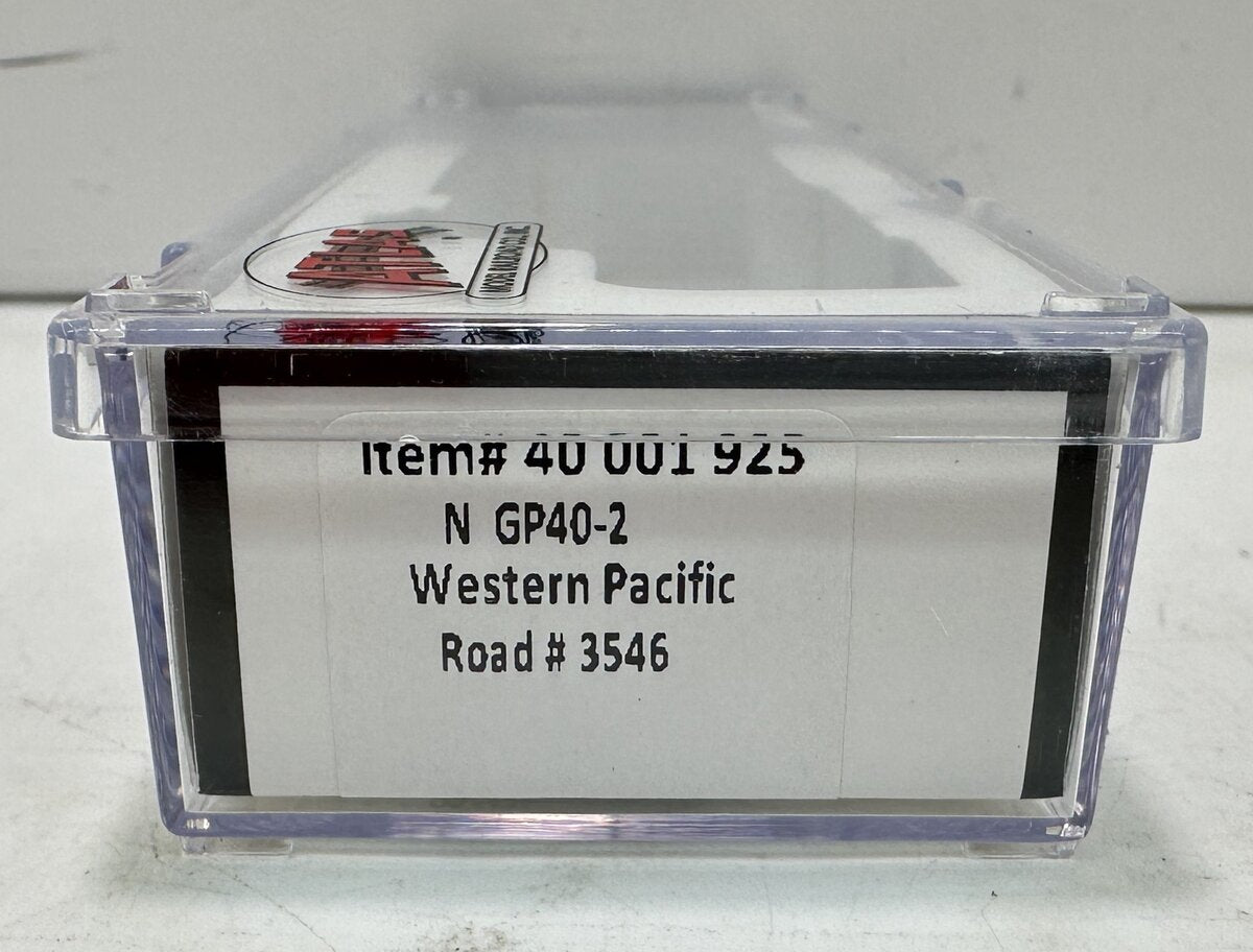 Atlas 40001925 N Scale Western Pacific GP-40-2Diesel Locomotive #3546
