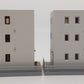 TomyTec 080-2 N Scale Contemporary Town Houses (Set of 2) - Assembled EX