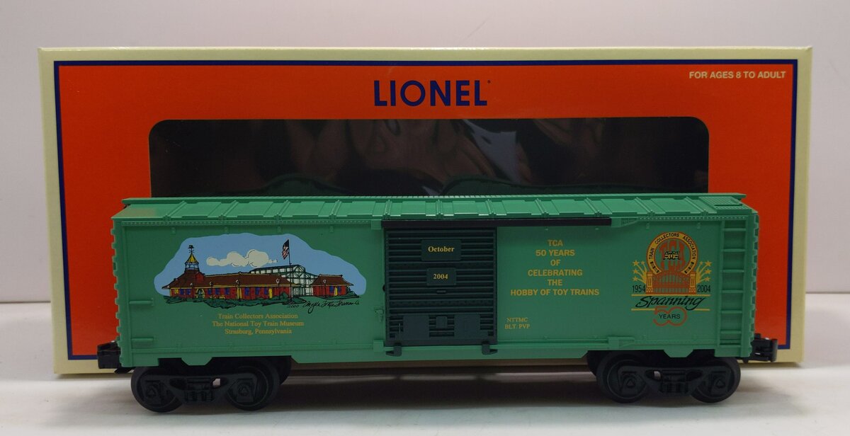 Lionel 6-52361 O Gauge Toy Train Museum 50th Anniversary Boxcar LN/Box