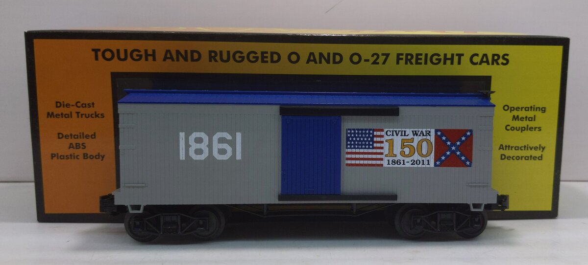MTH 30-74665 O 19th Century Civil War 150th Anniversary 34' Boxcar