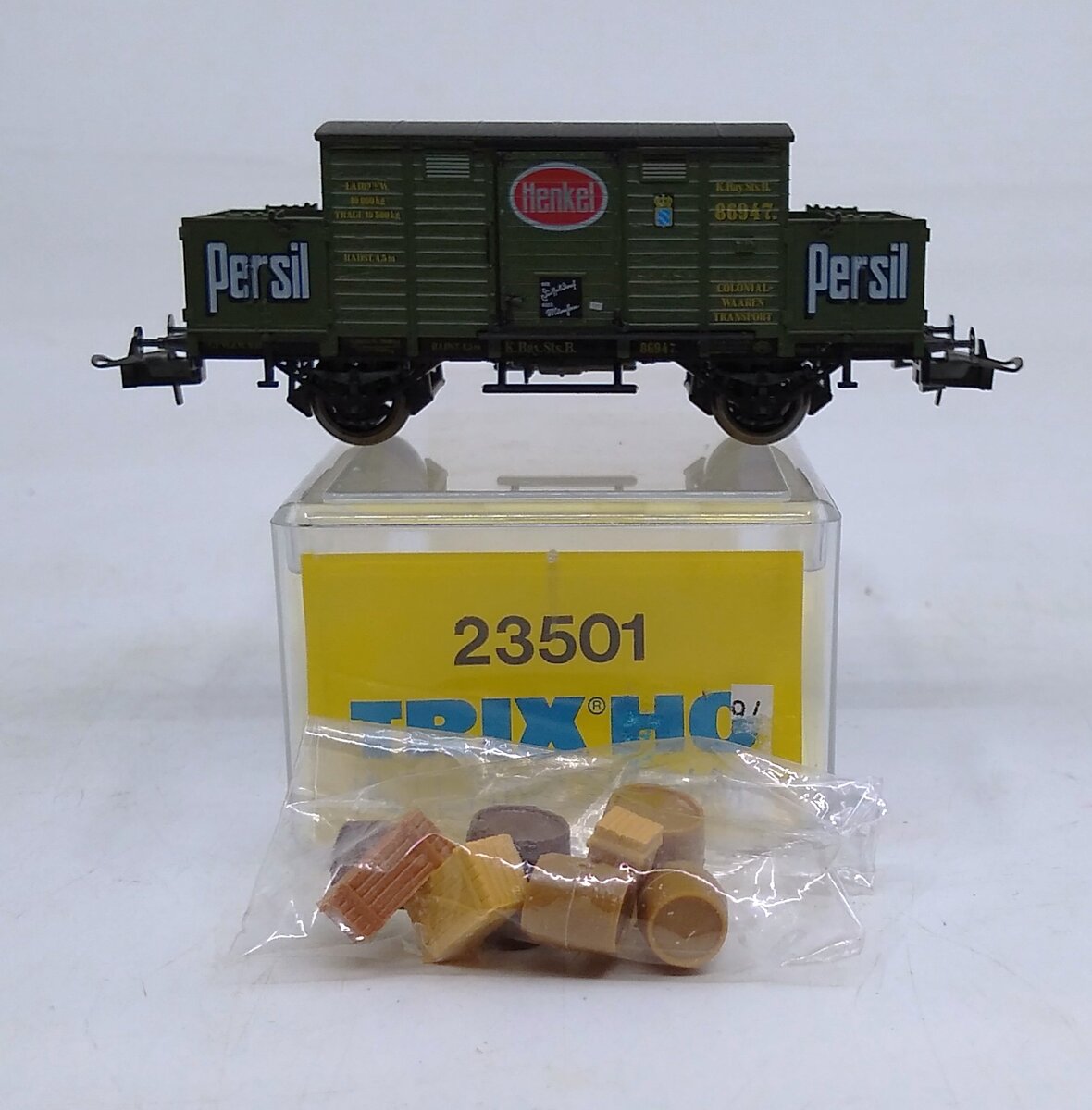 Trix 23501 HO Scale Royal Bavarian State Railway Caboose #86947 LN/Box