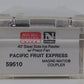 Micro-Trains 05900510 N Pacific Fruit Express 40' Steel Side Ice Reefer #925 LN/Box