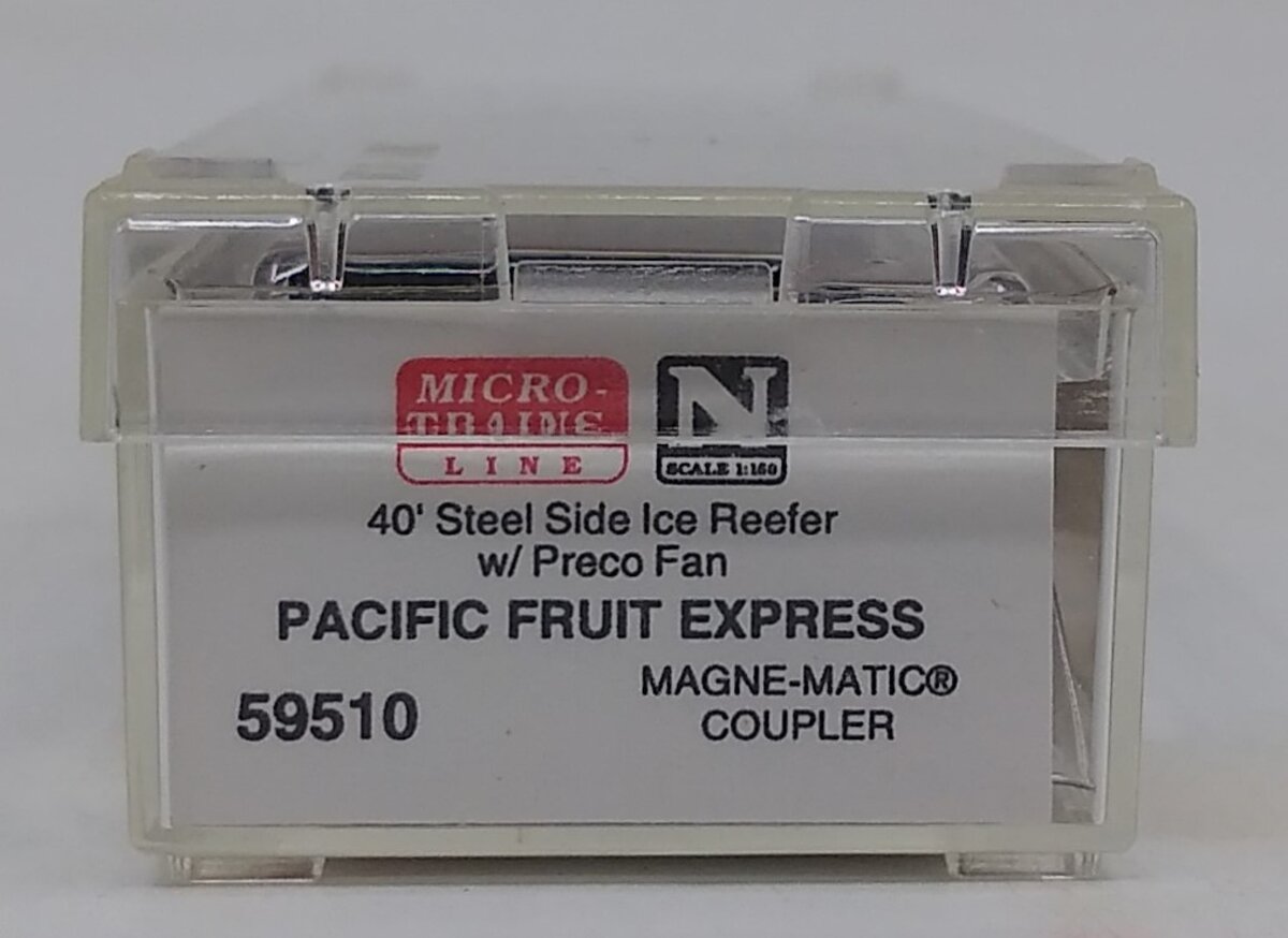 Micro-Trains 05900510 N Pacific Fruit Express 40' Steel Side Ice Reefer #925 LN/Box