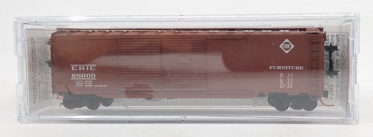 Micro-Trains 07800110 N Erie 50' Double Side Door Auto Boxcar #68000 LN/Box