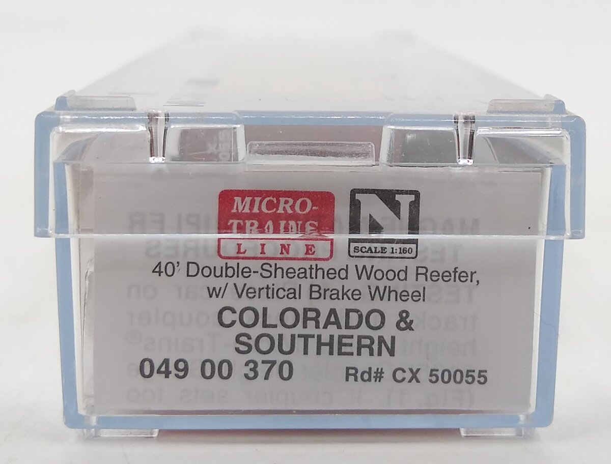 Micro-Trains 04900370 N Colorado & Southern 40' Double Sheathed Reefer #50055