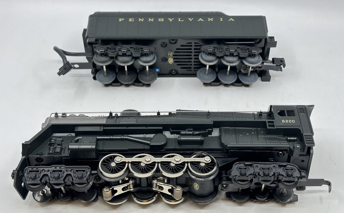 MTH 30-1167-1 O Pennsylvania 6-8-6 Turbine Steam Locomotive and Tender w/PS2 EX/Box