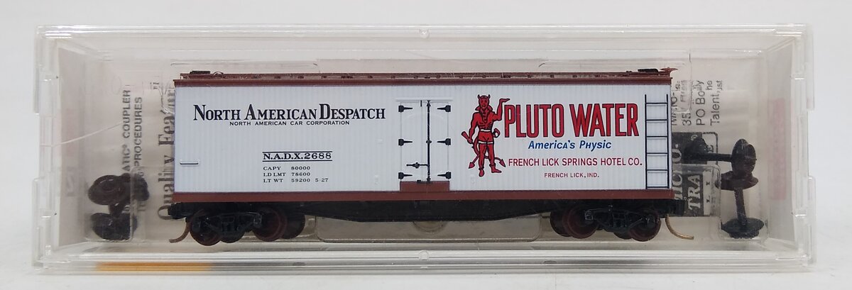 Micro-Trains 04900490 N Pluto Water Reefer 40' Double Sheathed Wood Reefer #2688 LN/Box
