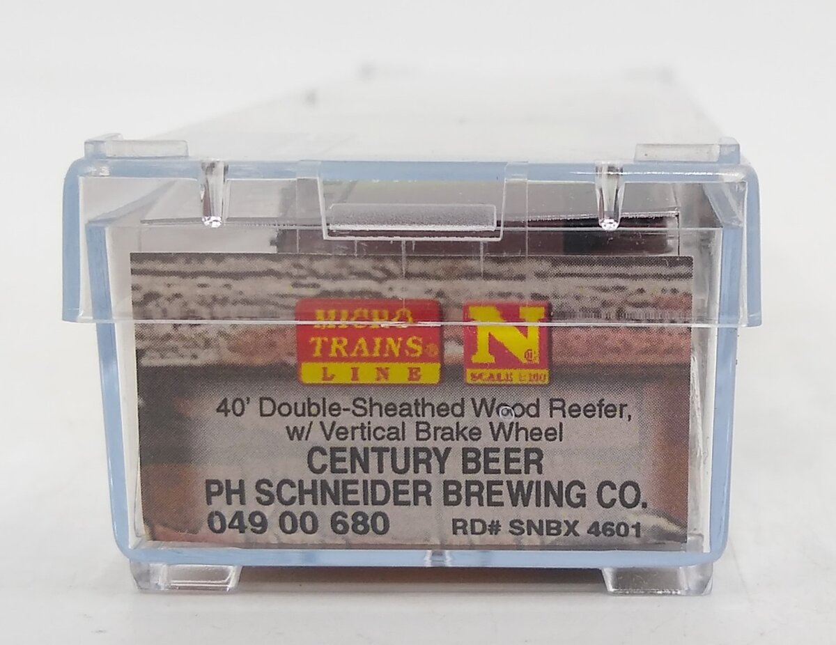Micro-Trains 04900680 N Century Beer 40' Double Sheathed Wood Reefer #4601 LN/Box