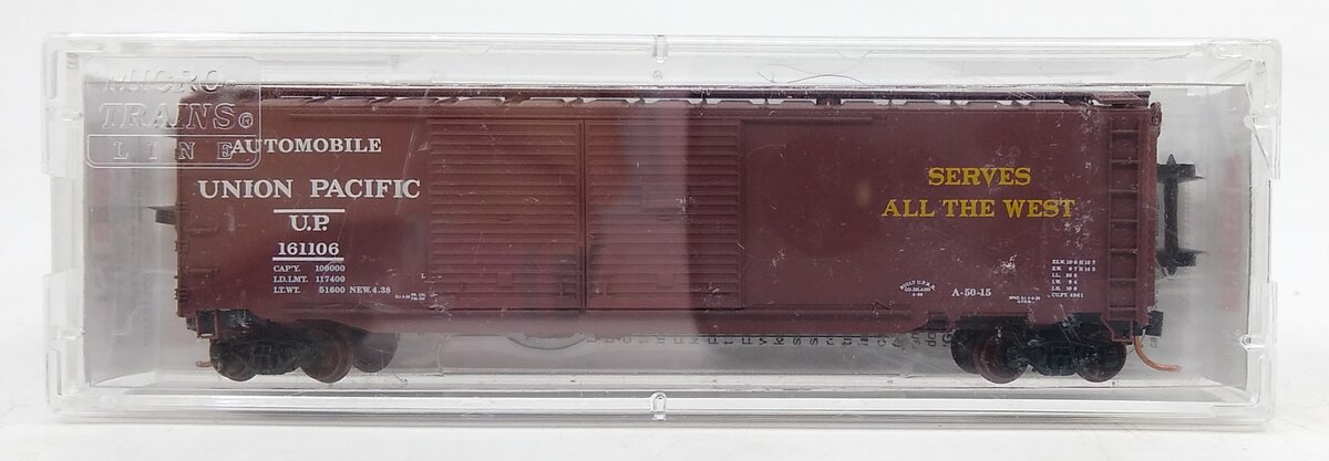 Micro-Trains 07800030 N Union Pacific 50' Double Side Door Auto Boxcar #161106