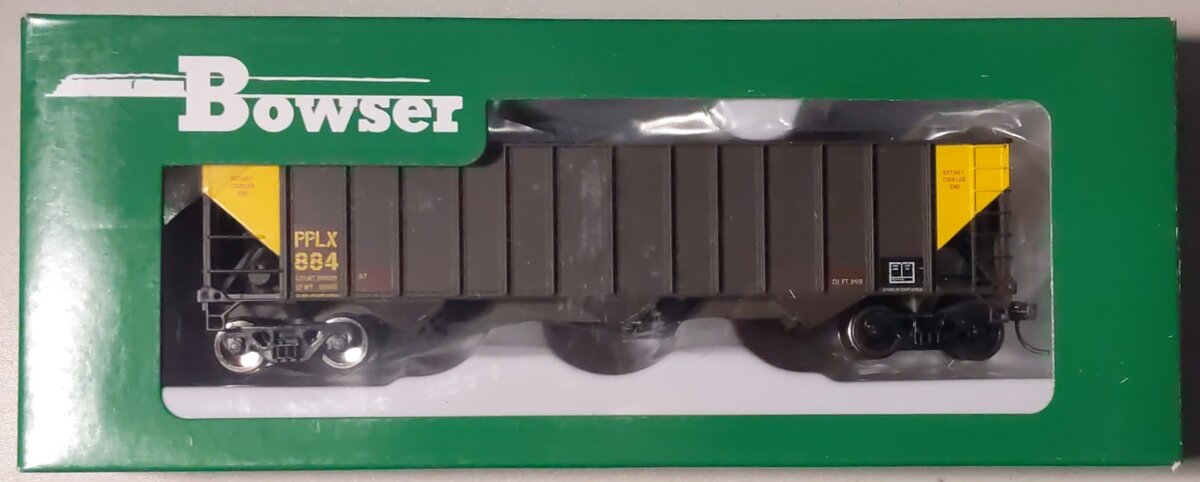 Bowser 43220 HO Scale PPLX 100-Ton 3-Bay Hopper #884