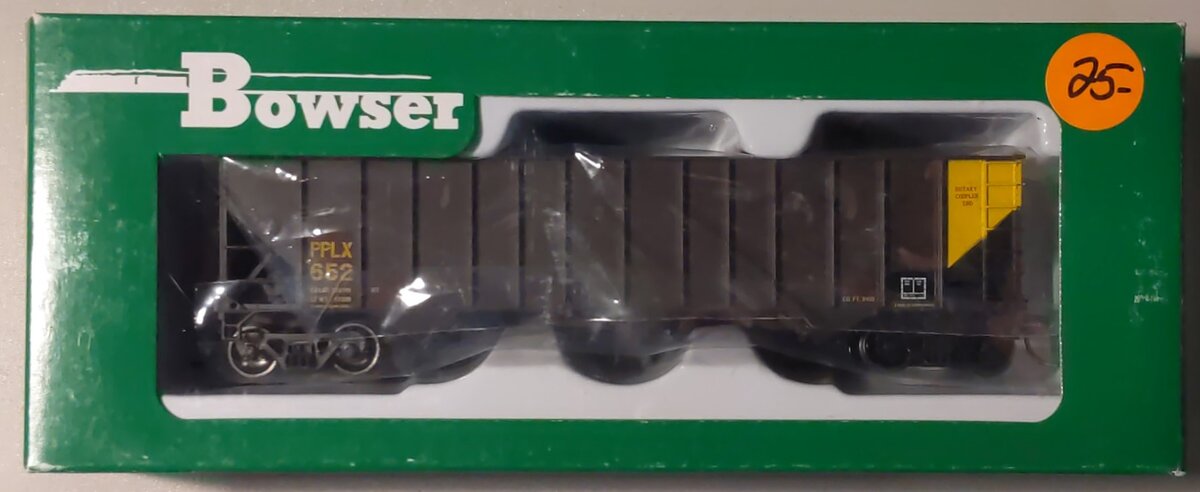 Bowser 42193 HO Scale Pennsylvania Power & Light 100 Ton Hopper Car #652