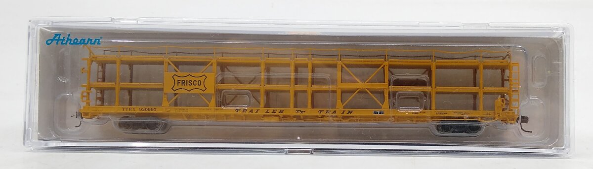 Athearn 14421 N Frisco/RTTX F89-F Tri-Level Auto Rack #930997