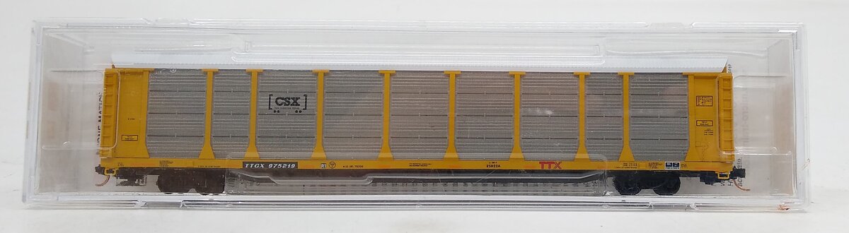 Micro-Trains 11100270 N CSXT 89' Tri-Level Enclosed Auto Rack #975219 LN/Box