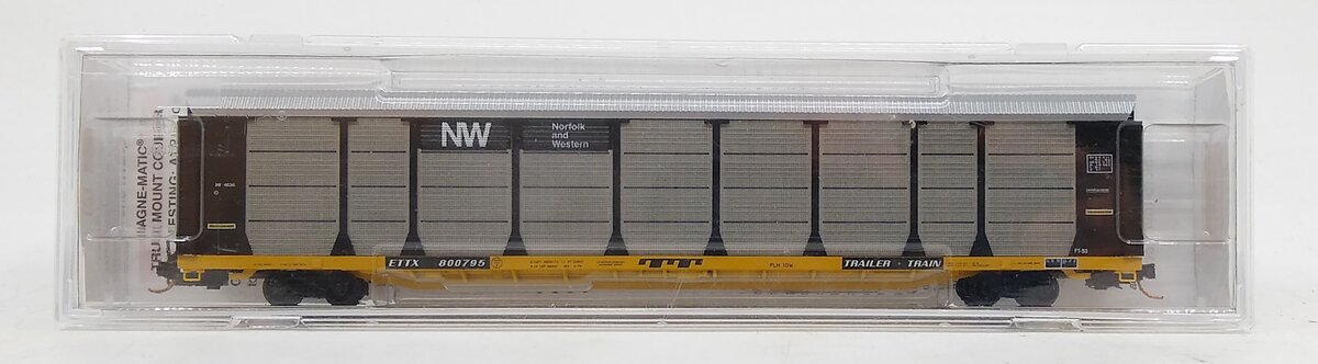 Micro-Trains 11100330 N N&W 89' Tri-Level Enclosed Autorack #800795