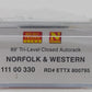 Micro-Trains 11100330 N N&W 89' Tri-Level Enclosed Autorack #800795