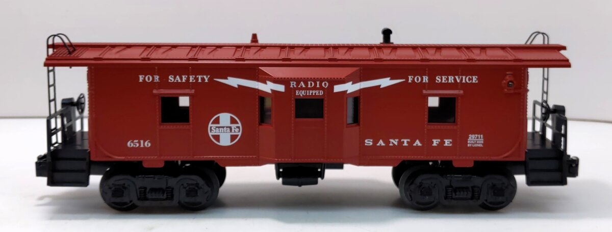 Lionel 6-29711 O Gauge Santa Fe Bay Window Lighted Caboose