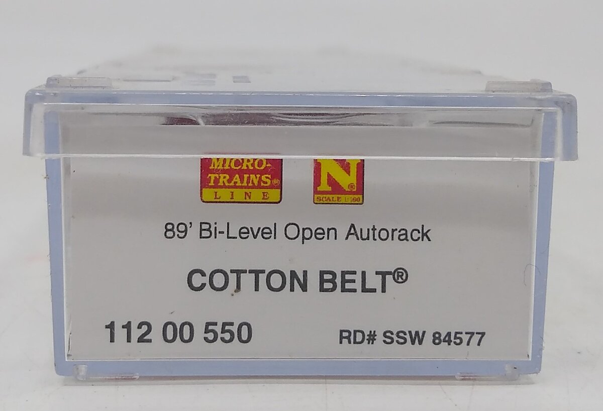 Micro Trains 11200550 N Cotton Best SSW 89' Bi-Level Open Autorack #84577