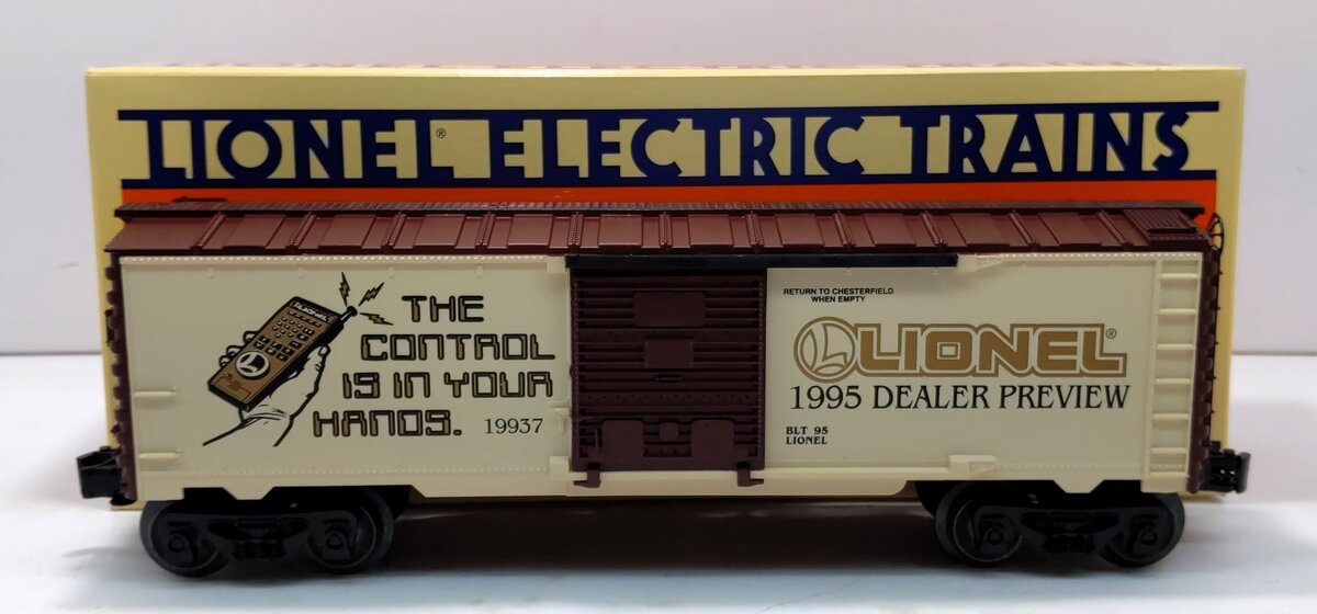 Lionel 6-19937 O Gauge 1995 Toy Fair Boxcar LN/Box