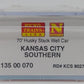 Micro-Trains 13500070 N Kansas City Southern 70' Husky Stack Well Car #9027