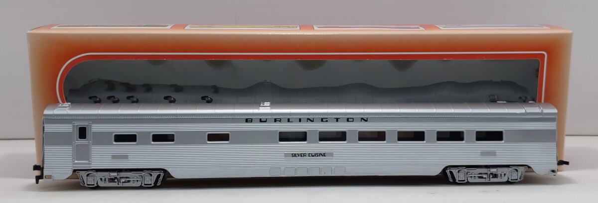 IHC 47812 HO Scale CB&Q "Silver Cuisine" Corrugated Side Diner Car