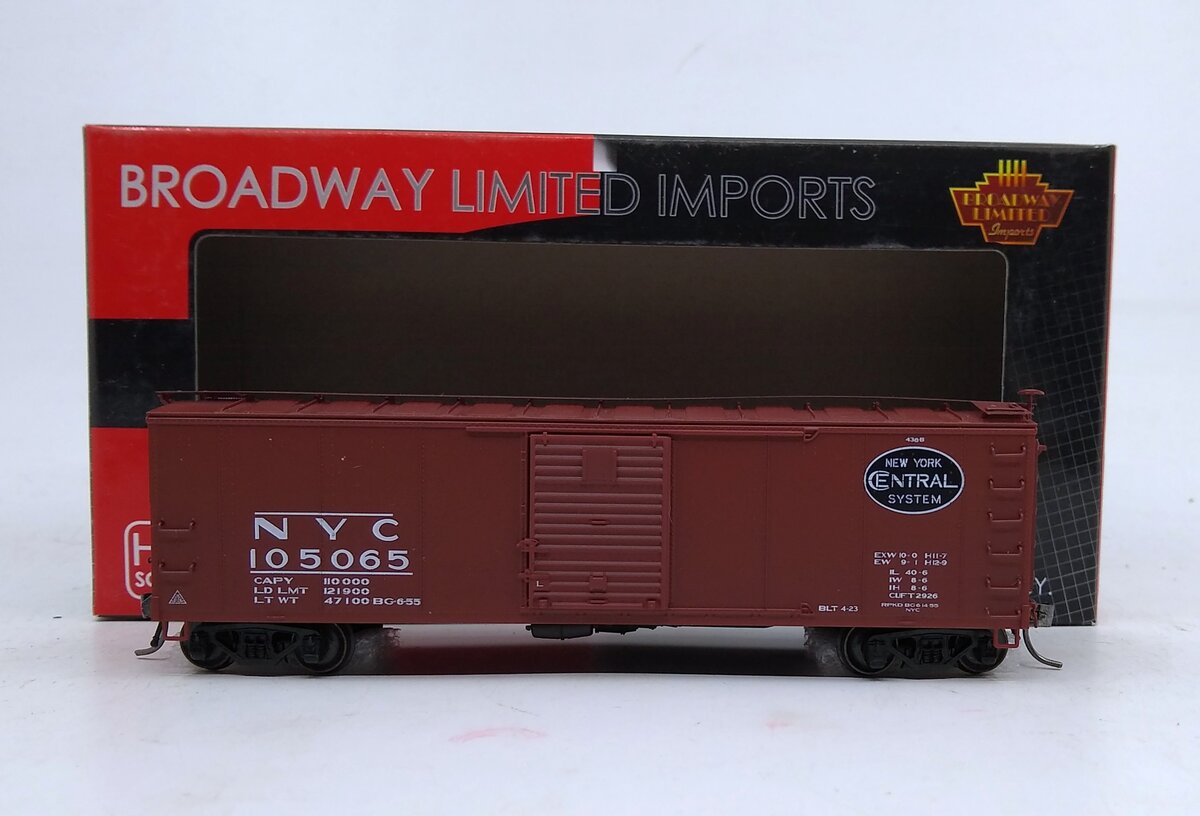 Broadway Limited 1758 HO New York Central 486 40' Steel Boxcar #105065