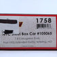 Broadway Limited 1758 HO New York Central 486 40' Steel Boxcar #105065