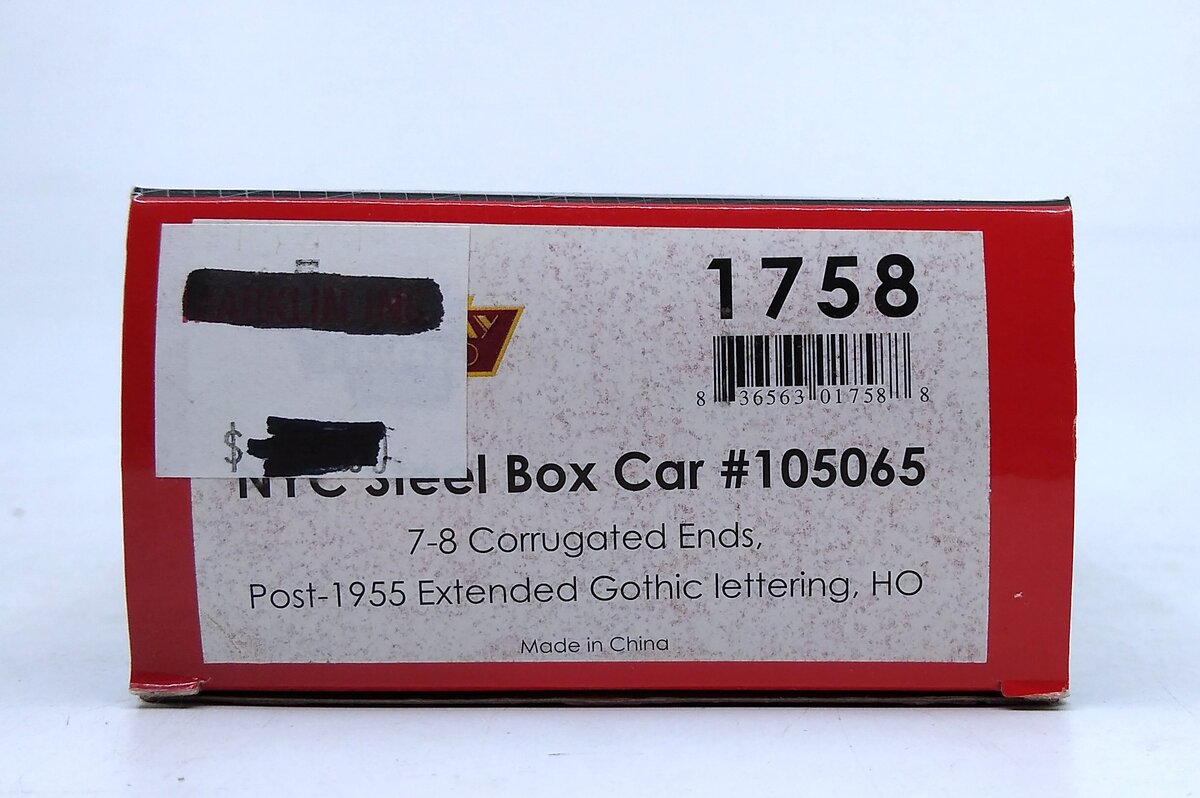 Broadway Limited 1758 HO New York Central 486 40' Steel Boxcar #105065