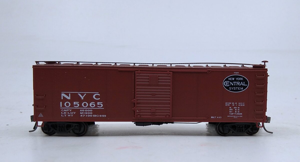 Broadway Limited 1758 HO New York Central 486 40' Steel Boxcar #105065