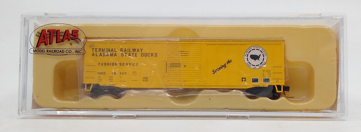 Atlas 20001832 N Scale Terminal Railway Alabama State Docks Box Car #78329