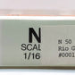 Con-Cor 0001-008817 N Rio Grande 50' Boxcars (Pack of 3) LN/Box