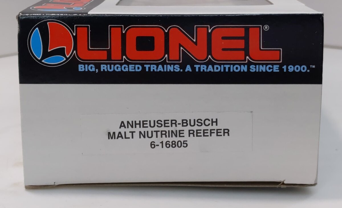 Lionel 6-16805 Anheuser-Busch Malt Nutrine Reefer LN/Box