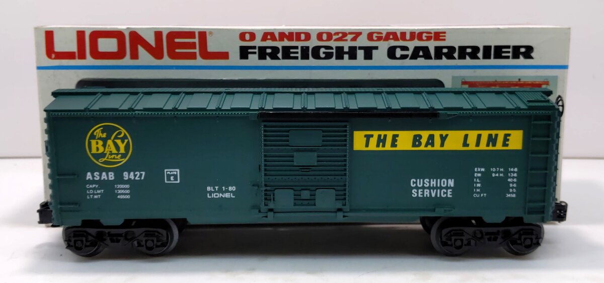Lionel 6-9427 O Gauge Bay Line Boxcar