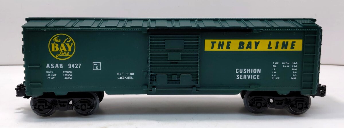 Lionel 6-9427 O Gauge Bay Line Boxcar NIB