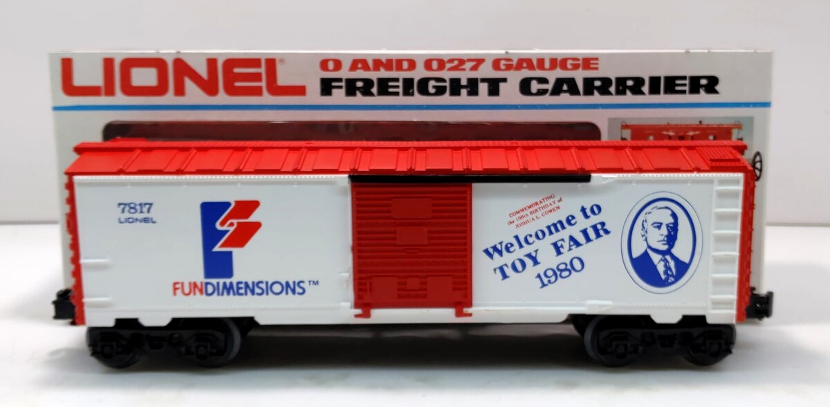 Lionel 6-7817 O Gauge 1980 Toy Fair Boxcar LN/Box