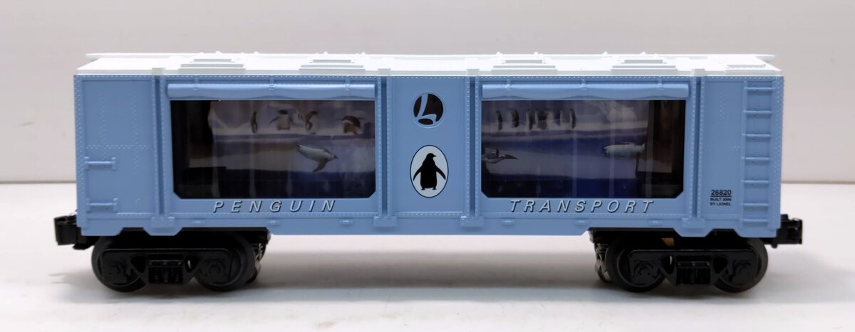 Lionel 6-26820 O Gauge Penguin Transport Lighted Aquarium Car #26820 NIB