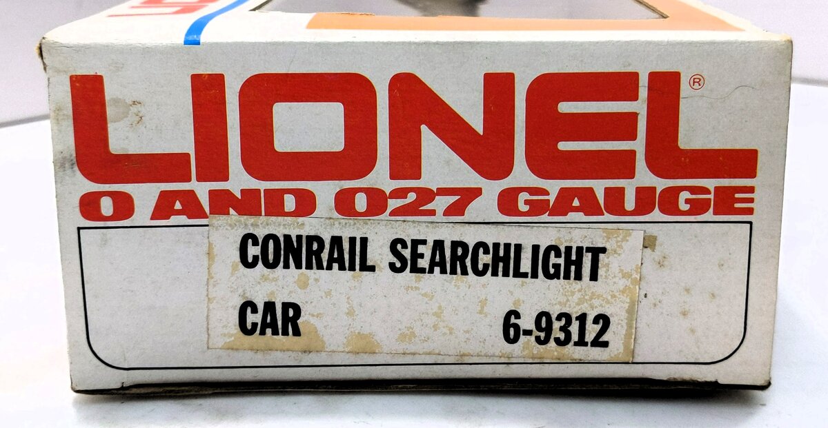 Lionel 6-9312 O Gauge Conrail Searchlight Car