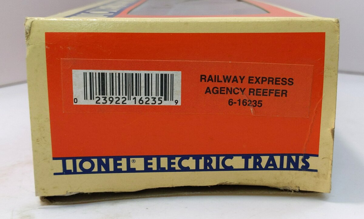 Lionel 6-16235 O Gauge Railway Express Agency Refrigerator Car #16235