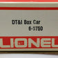 Lionel 6-9750 O Gauge Detroit Toledo and Ironton Box Car LN/Box
