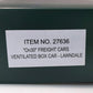 Bachmann 27636 On30 Lawndale Ventilated Box Car