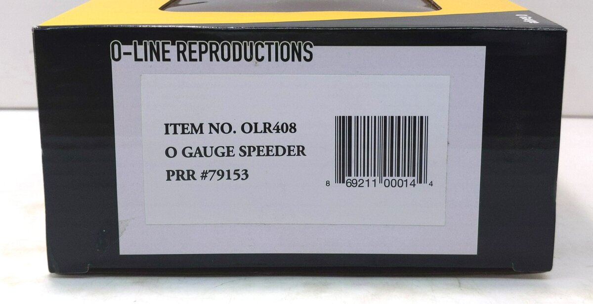 O-Line 408 O Pennsylvania Speeder #79153 LN/Box